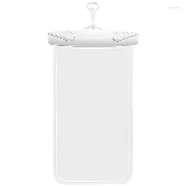 Bolsas de almacenamiento Pouch de teléfono celular impermeable flotando un protector de soporte de celda transparente grande con caja de bolsa seca flotable universal