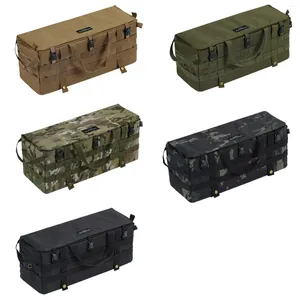 Bolsas de almacenamiento Bolsa de caza impermeable Bolsa Oxford Tela Molle Bolsillo colgante Gran capacidad Equipo multifuncional al aire libre