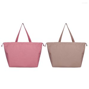 Storage Bags Waterproof Portable Nylon Handbag Clothing Finishing Bag Washing Supplies Beam Mouth Daily Necessities Liberal