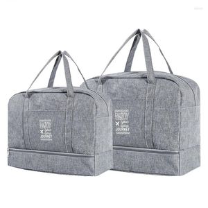 Sacs de rangement Sac de voyage imperméable natation du fitness sport de ruissellement des vêtements de randonnée Organisateur de femmes hommes bagages portables