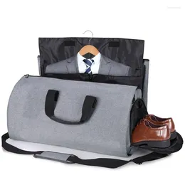 Sacs de rangement Sac de vêtements de voyage imperméables Femmes Suit Duffel Business Men Buggage Weekend Porrow Duffle Tot Hand Bolsas