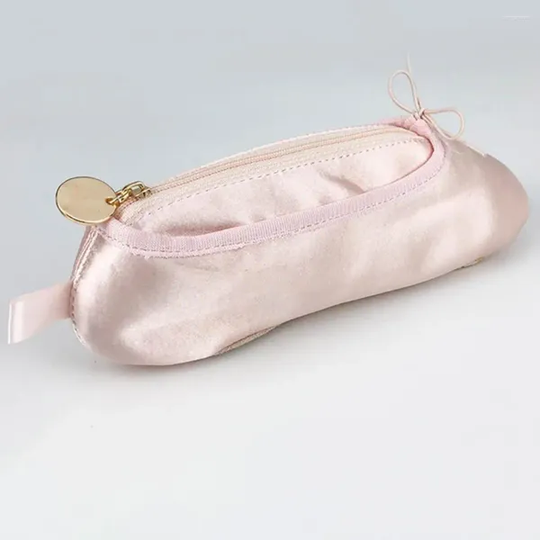 Sacs de rangement Organisateur de crayon résistant à l'usure Sac à chaussures de ballet imperméable avec fermeture de fermeture éclair pour la capacité de fournitures scolaires portable