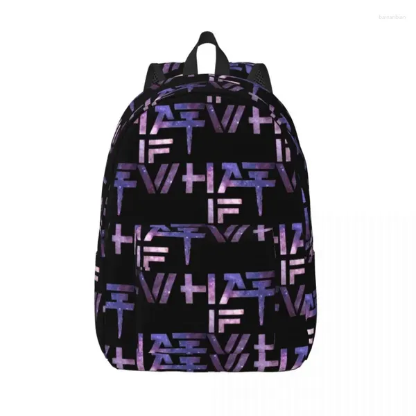 Bolsas de almacenamiento ¿Qué pasa si Tokio El Backpack for Men Women Casual High School High School Daypack Music Music portátiles de la computadora portátil regalo