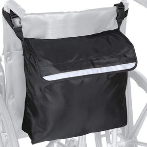 Sacs de rangement sac à dos pour fauteuil roulant bandoulière réglable grande capacité fauteuil roulant et accessoires de marcheur côté pour l'extérieur