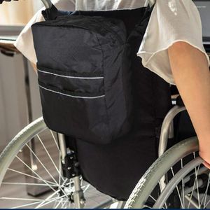 Sacs de rangement Sac à dos pour fauteuil roulant Sac à bandoulière réglable Fauteuil roulant et accessoires de marcheur latéraux