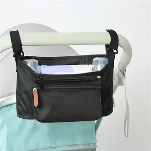 Sacs de rangement Sac pour fauteuil roulant Shopping Mobilité Poignée Scooter Walker Cadre Sacs à main Bébé Poussette Suspendue