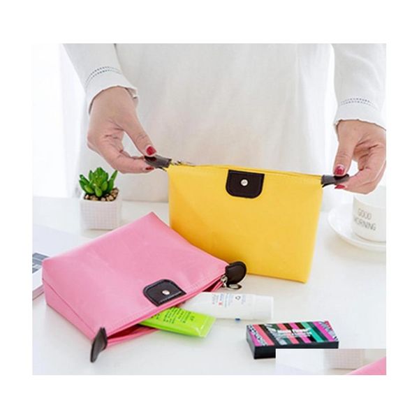 Bolsas de almacenamiento Venta al por mayor Mujeres promocionales Cosmética Mtifunction Organizador de maquillaje Bolso de damas Nylon Bolsa de lavado de viaje al aire libre Dh0399 D Dhse1