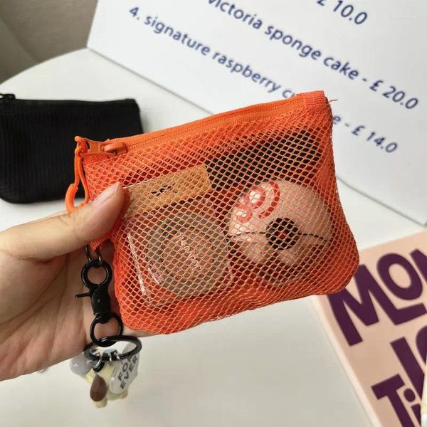 Bolsas de almacenamiento para mujeres lienzo de monedas de monedas mini carteras bolsas niñas niños niños lindos pequeños soportes de billetera de billetera