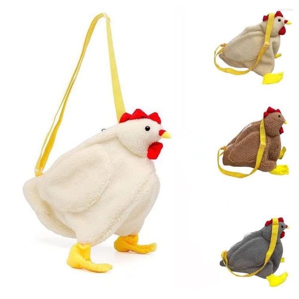 Sacs de rangement femmes mignon poulet Animal Style épaule sac à main fille poule bandoulière sac à main Messenger sac Shopping maquillage sacs à main