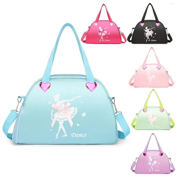 Bolsas de almacenamiento para mujer, vestido de baile, zapatos, bolsa para mujer, Yoga, natación, Fitness, ropa deportiva, bolso de hombro informal, paquete de Ballet para niñas