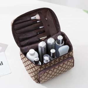 Sacs de rangement Femmes Essentiels Ménage Grande Capacité Cosmétique Organiser Pochette À Fermeture Éclair Voyage Articles De Toilette Maquillage Sac À Main En Gros