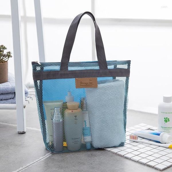 Sacs de rangement femmes Gym sac de plage sable loin sac à main vêtements serviette bébé enfants jouet cosmétique maquillage goutte