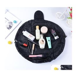 Bolsas de almacenamiento Mujeres Organizador Gran Capacidad Dstring Bolsa Cosmética Viaje Maquillaje Beam Magic Bolsa Kit de Aseo Caja Lavado Drop Entrega DH2RQ