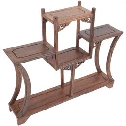 Aufbewahrungstaschen, Holzständer, Curio-Rack, Desktop-Ornament-Regal, Innentisch