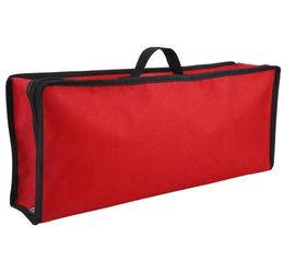 Sacs de rangement enveloppe de sac en papier rouleaux et support de ruban Organisateur de wrap cadeau de Noël à la déchirure lourde avec 2 Pock Clear3407057