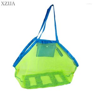 Sacs de rangement Xzjja Kid Kids Baby Beach Sac Enfants Toys Toys Vêtements Mesh Momy Collection Nappy Pouchure Sundries Orgainizer