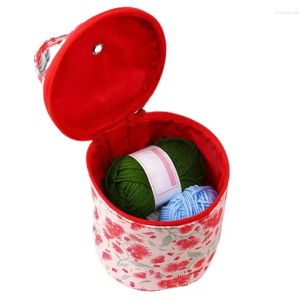 Sacs de rangement fil pour Crochet voyage utilisation tricot Crochet organisateur fournitures boule aiguille bouton laine