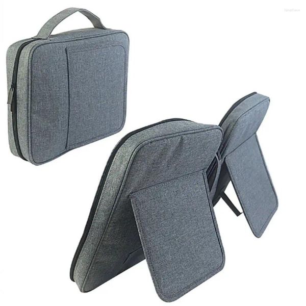 Bolsas de almacenamiento Fundas bíblicas de bolsillo con cremallera con asa Multibolsillos Estuche duradero Bolsa protectora 1 pieza