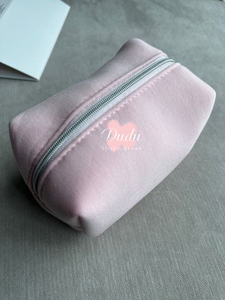 Bolsas de almacenamiento15x9x10cm color rosa de algodón belleza.