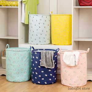 Paniers De Rangement 1 Pc Panier À Linge Pliable Grande Capacité Panier À Linge Vêtements Sales Organisateur De Stockage Seau Homehold Sac De Rangement R230720