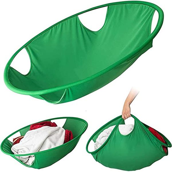 Paniers de rangement 21 26In pliable panier à linge panier tortue pliable rond vêtements conteneur 230808