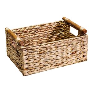 Paniers de rangement panier paniers de rangement rotin osier tissé jacinthe organisateur bac bac eau fruits pain naturel livre serviette bureau tressé 230310