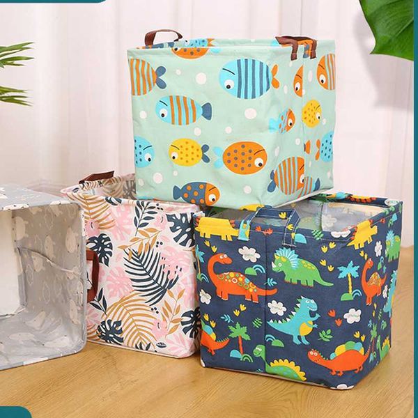 Paniers De Rangement Cube Pliant Tissu Panier De Rangement Placard Organizador Vêtements Boîtes De Rangement Home Office Étagère Organisateurs pour Enfants Jouets Organisateur Z0323