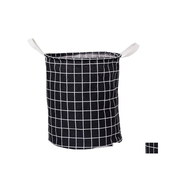 Paniers De Rangement Pliable Étanche Panier À Linge Plaid Vêtements Sales Sac À Laver Organisateur De Jouets Boîte À Vêtements Dbc Drop Delivery Home Dheqg