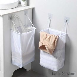 Paniers de rangement pliant des vêtements sales panier de buanderie Organisateur pour enfants panier de rangement de rangement pendage de salle de bain grande capacité R230720