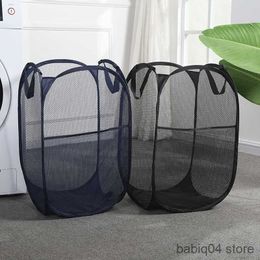 Paniers De Rangement Panier À Linge Pliant Paniers De Rangement De Vêtements Grand Pratique Simple Maison Portable Panier À Linge Sale R230720