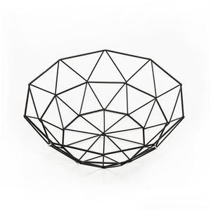Opslagmanden Metaal Fruit Basket Art Geometrie IJzeren Draad Manden Living Room Tafel Ornamenten Tel Simplicity K DHGARDEN DHZTC