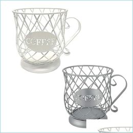 Paniers De Rangement Paniers De Rangement Big Deal Cosmétique Tasse À Café Panier Organisateur Titulaire Pour La Maison Café El Drop Livraison Jardin Housekee Dhona