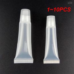 Bouteilles de rangement 1-10pcs 10 ml de tubes de brillant à lèvres