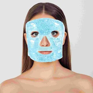 Bouteilles de stockage 1 ensemble de masque de gel réutilisable refroidissement de glace souple visage pratique yeux pour les femmes