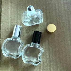 Bouteilles de stockage 10/20/30pcs 8ml vide huile essentielle parfum bouteille rouleau boule verre clair rouleau sur durable pour voyage cosmétique conteneur