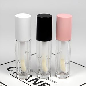 Opslagflessen 10/20/50 stcs 5 ml lege lipglossbuizen met grote toverstok plastic transparante lippenstift draagbare containers voor reizen