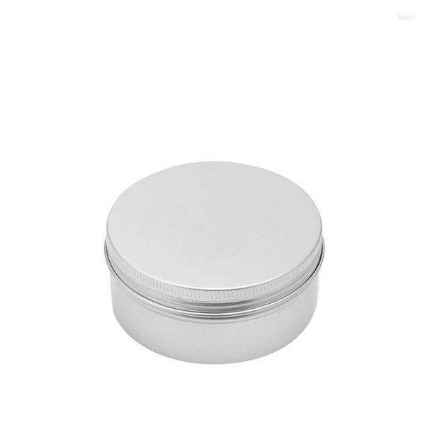 Bouteilles de stockage 10-200ML Durable Aluminium Cosmétique Pot Lip Jar Conteneurs Huile Cire Vide 28ED