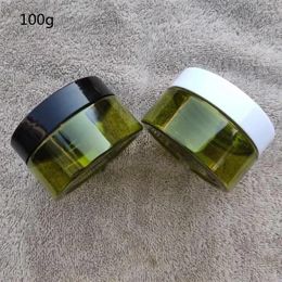 Opslagflessen 10/30/50 stks 100 ml 120 ml 150 ml Lege crème Jar zeewier slaapmasker fles plastic huisdier groene cosmetische container make -updoos