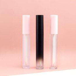 Opslagflessen 10/30 stks 4 ml Lege Clear/Frosted Lip Gloss Tube Lippen flessenborstel Container Beauty Gereedschap Navulbare lipglossbuizen