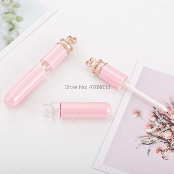 Botellas de almacenamiento, 10/30 Uds., 7ml, tubo de brillo de labios vacío rosa, botella de brillo de labios, lápiz labial líquido de plástico DIY, herramientas de maquillaje de belleza profesional para mujeres