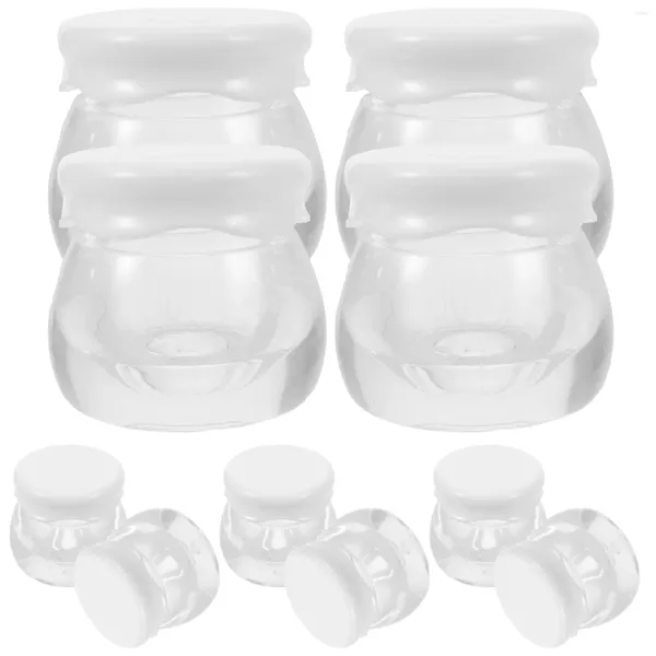 Bouteilles de rangement 10 pcs Bouteille à bouteille Jar polyvalent transport par des jarts transparents