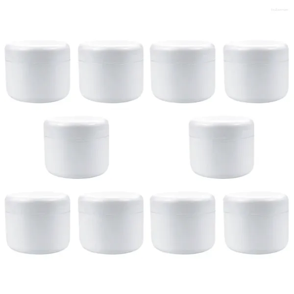 Bouteilles de rangement 10 pcs crème rechargeable bouteille de lotion bouteille portable pp contenants en plastique voyage