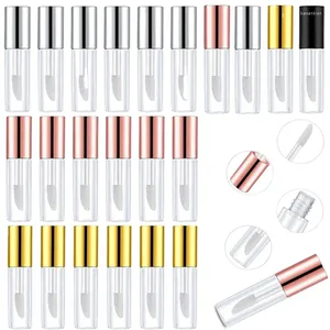 Opslag Flessen 10 stks/partij Lege 2 ml Clear Lipgloss Tube Hervulbare Mini Lipstick Containers voor Reizen Vrouwen Meisjes DIY make-up