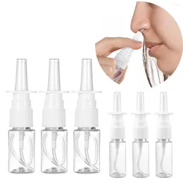 Botellas de almacenamiento 10 PCS Agua salina Botella de spray nasal Aceite esencial portátil Pulverizador de rinitis Bebé