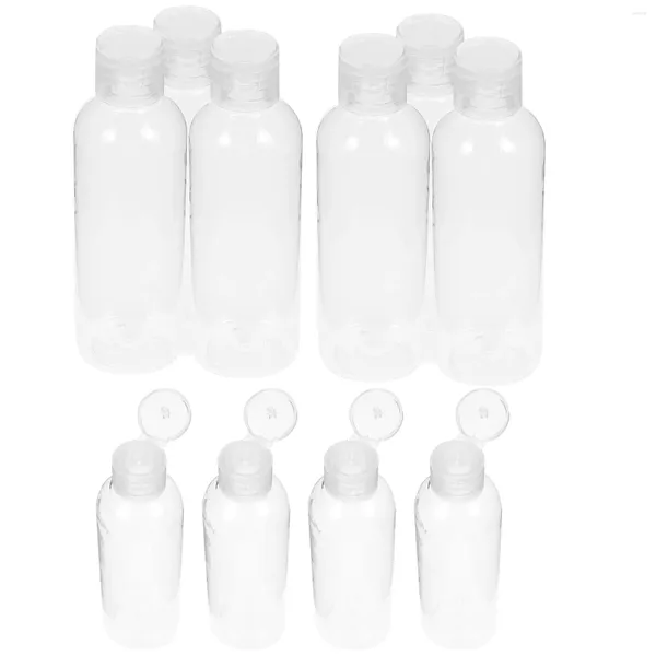 Bouteilles de stockage 10 pièces bouteille à presser Efuy sécurité conteneurs de voyage Lotion plastique Portapotty