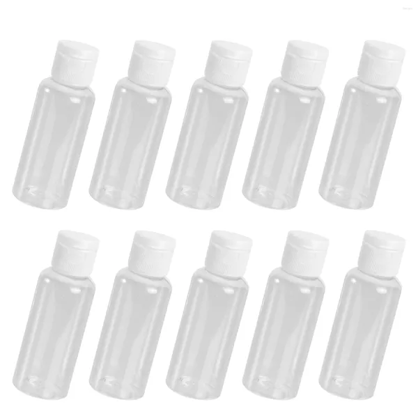 Bouteilles de rangement 10 pc contenants de voyage 50 ml de bouteille petit shampooing en plastique Spray pour les cheveux