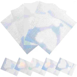 Bouteilles de stockage 10 feuilles de décalcomanies de tasse artisanales multi-usages nouveaux autocollants holographiques pour le bricolage