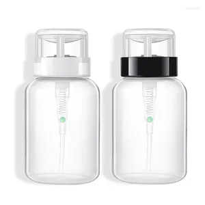 Opslag Flessen 100/150/200 ml Lege Pomp Dispenser Nail Hervulbare Art UV Gel Polish Remover Cleaner Make fles Manicure Tool