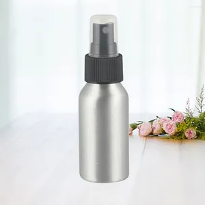 Bouteilles de stockage 100 ml Spray Aluminium Huile Essentielle Voyage Vide Parfum Rechargeable Fine Mist