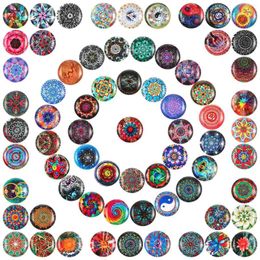 Bouteilles de rangement 100 pcs Vintage Verage Half Round Mosaic Gems Dome Tiles Crafts Cabochons Marbles Couleur mélangée